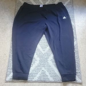 Adidas Plus Size Logo Navy Slim Pant Size 3X